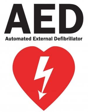 AED sign page